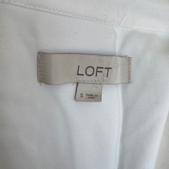 Loft Fashion Crisp White Shirt - Picture 7 of 8